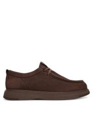 Tommy Hilfiger Półbuty Comfort Nubuck Moc Toe Shoe FM0FM05975 Brązowy ciemny. Brązowe półbuty męskie Tommy Hilfiger, z nubiku, bez zapięcia. Za 649.99 zł.