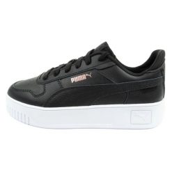 Buty Damskie Sportowe Puma Carina Street 393846 02 czarne. Czarne buty sportowe na co dzień damskie bez wzorów, z gumy. Za 283.73 zł.