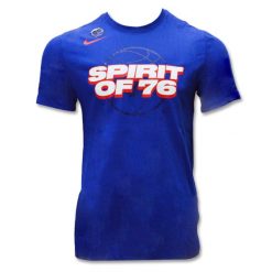 Koszulka Nike NBA Philadelphia 76ers Mantra Dry. Niebieskie bluzki damskie Nike, m, bez wzorów, sportowe, bez kołnierzyka, bez ramiączek. Za 98.00 zł.