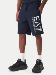 EA7 Emporio Armani Szorty sportowe 7M001414 AF22266 UB102 Granatowy Regular Fit. Niebieskie szorty męskie EA7 Emporio Armani, m, z bawełny. Za 409.99 zł.