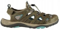 Sandały trekkingowe damskie Karrimor Auckland Lady K1021. Brązowe obuwie trekkingowe damskie Karrimor, bez wzorów, z lycry, bez obcasa. Za 190.99 zł.