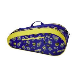 Torba tenisowa na rakiety Wilson Minions v3.0 Team 6 Pack Bag. Żółte torebki klasyczne damskie Wilson, bez wzorów, bez dodatków. Za 399.00 zł.