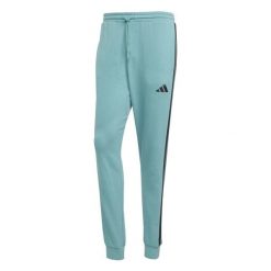 Spodnie Adidas Sport M 3S Ft Tc Pt Dorośli. Niebieskie spodnie sportowe męskie Adidas, z bawełny. Za 253.99 zł.