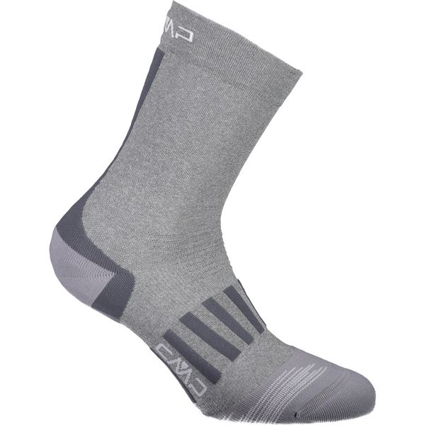Skarpety damskie CMP Trekking Sock Low Microlon. Szare skarpetki damskie CMP, bez wzorów, z materiału. Za 59.39 zł.