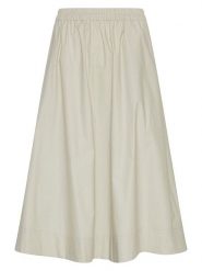 MOSS COPENHAGEN Spódnica "Lenna" w kolorze kremowym rozmiar: XL. Brązowe spódniczki damskie MOSS COPENHAGEN, xl, bez wzorów, z bawełny, maxi. Za 135.49 zł.