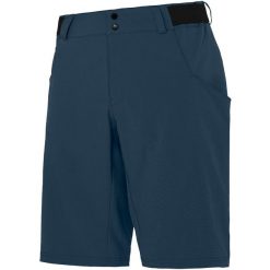Szorty VAUDE Loamer. Niebieskie szorty męskie Vaude, z materiału, bez kołnierzyka. Za 480.70 zł.