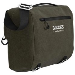 Torba Na Kierownicę Scape Handlebar Compact Bag Mud 10L. Zielone torebki klasyczne damskie BROOKS ENGLAND, bez wzorów, bez dodatków. Za 525.65 zł.