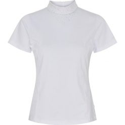Dziewczęca koszulka konkursowa Equipage Tessa. Białe bluzki damskie EQUIPAGE, m, bez wzorów, bez ramiączek. Za 246.50 zł.