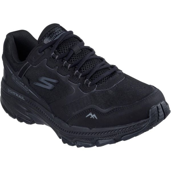 Buty trekkingowe męskie Skechers GO RUN Trail Altitude 2.0 skórzane czarne. Czarne obuwie do biegania damskie Skechers. Za 449.99 zł.