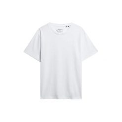 Casual T-shirt Superdry Essentials. Białe t-shirty męskie Superdry., l, bez wzorów, z materiału, bez kołnierzyka. Za 124.35 zł.