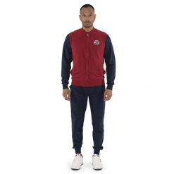 Bluza z bawełna z zamek błyskawiczny na co dzień. Brązowe bluzy sportowe męskie LEONE 1947 APPAREL, bez wzorów, z bawełny, sportowe, bez kołnierzyka, bez ramiączek. W wyprzedaży za 201.87 zł.