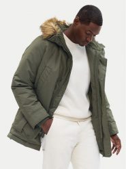 Gap Kurtka zimowa 726377-00 Zielony Regular Fit. Zielone kurtki męskie GAP, na zimę, m, bez wzorów, z syntetyku, bez kaptura. Za 499.99 zł.