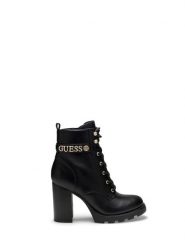 Guess Kozaki 183890 Czarny. Czarne kozaki damskie Guess, bez obcasa, na słupku. Za 634.99 zł.