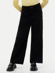 Tommy Hilfiger Jeansy KG0KG09472 Czarny Wide Leg. Czarne spodnie dziewczęce Tommy Hilfiger, z bawełny. Za 289.99 zł.