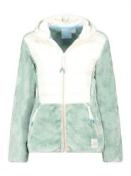 Geographical Norway Kurtka polarowa "Typologie" w kolorze miętowym rozmiar: XXL. Zielone kurtki damskie Geographical Norway, xxl, bez wzorów, z polaru, bez kaptura. Za 131.74 zł.