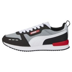 Buty do chodzenia męskie Puma R78. Białe buty sportowe na co dzień męskie Puma, z materiału, bez zapięcia, trekkingowe. Za 272.05 zł.