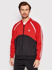 Adidas Bluza Sst Blocked HC2076 Czerwony Regular Fit. Czerwone bluzy bez kaptura męskie Adidas, m, z syntetyku. Za 299.99 zł.