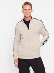 Guess Bluza Z2YQ12 K6ZS1 Écru Regular Fit. Białe bluzy bez kaptura męskie Guess, m, z bawełny. Za 354.99 zł.