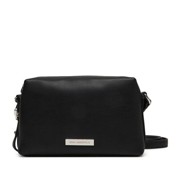 Torebka KARL LAGERFELD. Czarne torebki klasyczne damskie Karl Lagerfeld, bez wzorów, bez dodatków. Za 649.99 zł.
