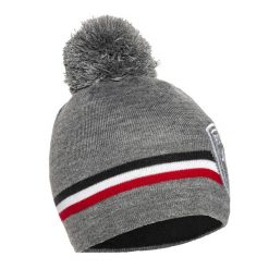 Czapka zimowa męska Rossignol Rooster Pompon. Szare czapki męskie Rossignol, na jesień, bez wzorów, z materiału, sportowe. Za 129.99 zł.