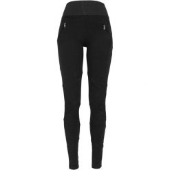 Legginsy Damskie Interlock Z Wysoką Talią. Czarne legginsy damskie Urban Classics, s, bez wzorów. Za 169.99 zł.