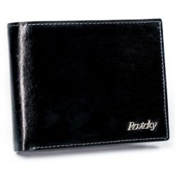 Portfel męski czarny Rovicky N992-VT-R8 BLACK. Czarne portfele męskie ROVICKY, bez wzorów. Za 80.00 zł.
