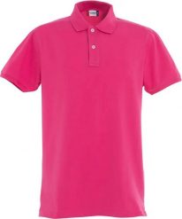 Clique Stretch Premium Polo - Elastyczna koszulka polo premium. Czerwone koszulki polo męskie CLIQUE, m, bez wzorów, z bawełny, bez ramiączek. Za 153.08 zł.