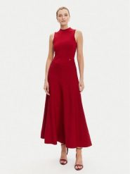 Guess Sukienka dzianinowa W5YK0S Z0241 Bordowy Regular Fit. Czerwone sukienki damskie Guess, s, z aplikacjami, z dzianiny, bez kołnierzyka, bez ramiączek. Za 559.99 zł.