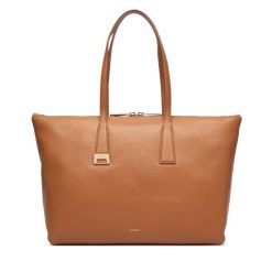 Torebka Furla. Brązowe torebki klasyczne damskie Furla, bez wzorów, bez dodatków. Za 1,649.00 zł.