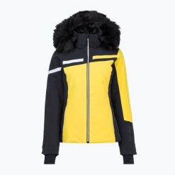 Kurtka narciarska damska CMP. Żółte kurtki narciarskie i snowboardowe damskie CMP, bez wzorów, bez kaptura, narciarskie. Za 1,029.00 zł.