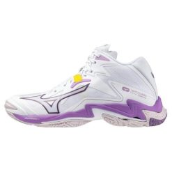 Buty do siatkówki Kobieta Mizuno Wave Lightning Z8 biały. Białe buty sportowe na co dzień damskie Mizuno, bez wzorów, do siatkówki, mizuno wave. W wyprzedaży za 619.35 zł.