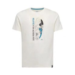 T-shirt La Sportiva Solution. Niebieskie t-shirty męskie La Sportiva, xl, bez wzorów, z bawełny, bez kołnierzyka. Za 220.50 zł.
