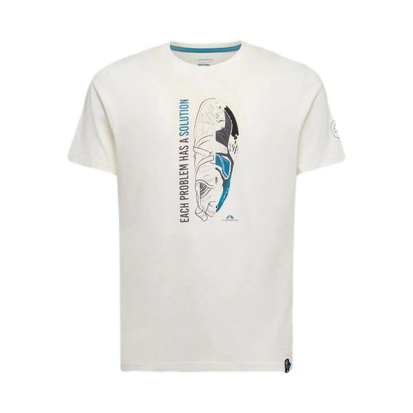 T-shirt La Sportiva Solution. Niebieskie t-shirty męskie La Sportiva, xl, bez wzorów, z bawełny, bez kołnierzyka. Za 220.50 zł.