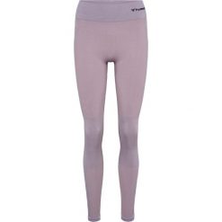 Legging bezszwowa kobieta Hummel Clea Mid. Brązowe spodnie dresowe damskie HUMMEL, bez wzorów. Za 170.00 zł.