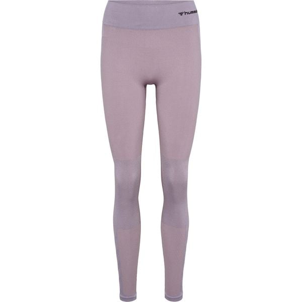 Legging bezszwowa kobieta Hummel Clea Mid. Brązowe spodnie dresowe damskie HUMMEL, bez wzorów. Za 170.00 zł.