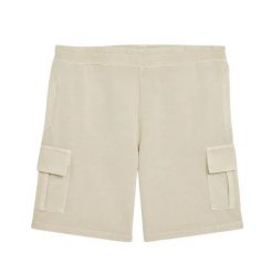 Spodenki cargo z kontrastowymi szwami Superdry. Zielone szorty męskie Superdry., z bawełny, bez kołnierzyka. Za 257.30 zł.