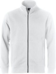 Clique Classic Cardigan bluza rozpinana z kieszeniami biała – white. Białe bluzy bez kaptura męskie CLIQUE, m, z bawełny. Za 227.40 zł.