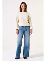 Garcia Dżinsy "Celia" - Wide fit - w kolorze błękitnym rozmiar: W31. Niebieskie jeansy damskie Garcia, z podwyższonym stanem. Za 217.99 zł.