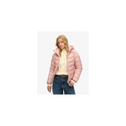 Kurtka pikowana z kapturem Fuji od SUPERDRY. Czerwone kurtki damskie Superdry., bez wzorów, z kapturem. Za 423.80 zł.