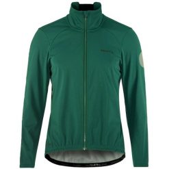 Kurtka z dresu Craft Core Bike Subz. Zielone kurtki outdoor męskie Craft, l, bez wzorów, z dresówki, z kapturem. Za 342.50 zł.