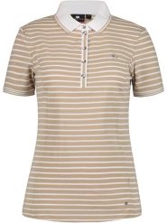 Koszulka Polo Damska Luhta Isovuori. Brązowe topy sportowe damskie Luhta, l, bez wzorów, z bawełny, bez ramiączek. Za 279.00 zł.