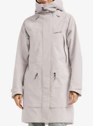 Parka przeciwdeszczowa damska Didriksons Ilma Parka 8. Szare kurtki przeciwdeszczowe damskie Didriksons, l, bez wzorów, z materiału. Za 951.49 zł.