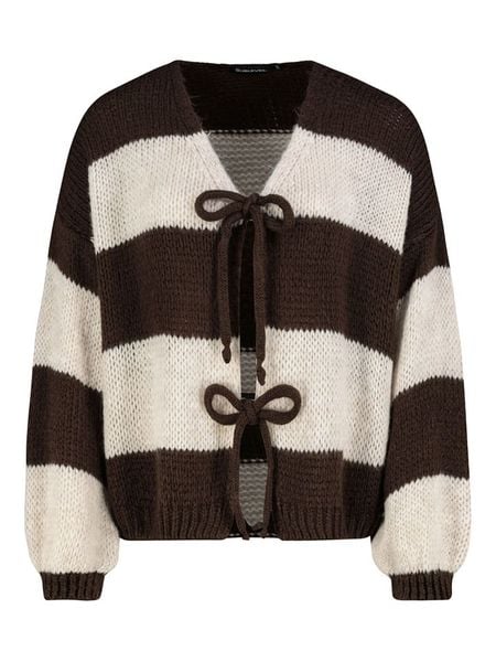 Sublevel Kardigan w kolorze brązowo-beżowym rozmiar: L/XL. Brązowe kardigany damskie Sublevel, l, bez wzorów. Za 161.73 zł.