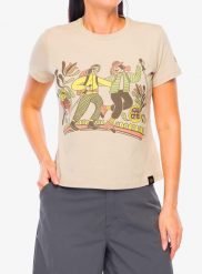 Koszulka bawełniana damska Turbat Kosiv. Brązowe t-shirty damskie TURBAT, m, bez wzorów, z bawełny, bez kołnierzyka. Za 95.99 zł.