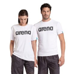 Koszulka Arena T-Shirt Logo. Białe bluzki sportowe damskie Arena, m, bez wzorów, bez ramiączek. Za 119.99 zł.