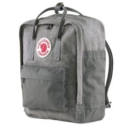 Plecak miejski Fjallraven Kanken Re-Wool - grey. Szare plecaki męskie Fjällräven, bez wzorów, z materiału. Za 680.35 zł.