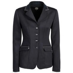 Damska kurtka konkursowa Harry's Horse Pirouette. Niebieskie kurtki damskie HARRYS HORSE, m, bez wzorów, z materiału, bez kaptura. Za 378.50 zł.
