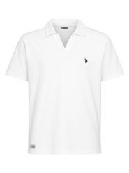 U.S. Polo Assn. Koszulka polo w kolorze białym rozmiar: XL. Białe koszulki polo męskie U.S. Polo Assn., s, bez wzorów, z bawełny, bez ramiączek. Za 131.43 zł.