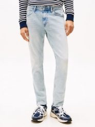 TOMMY JEANS Dżinsy - Tapered fit - w kolorze błękitnym rozmiar: W33/L32. Niebieskie jeansy męskie Tommy Jeans. Za 245.38 zł.