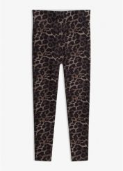 Bezszwowe legginsy modelujące z gumką w talii. Czarne bielizna wyszczuplająca bonprix. Za 84.99 zł.